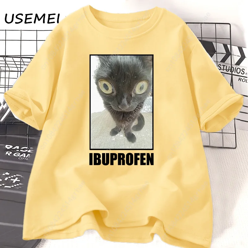 Grappige Kat Ibuprofen Grafisc - Men'S Fashion V Neck T Shirts recensie en prijs