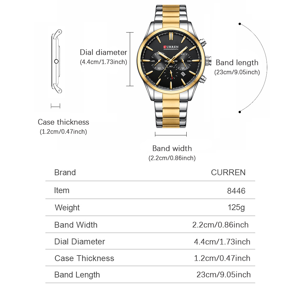CURREN Casual quartz chrono sp - Mens Fashion Watch recensie en prijs