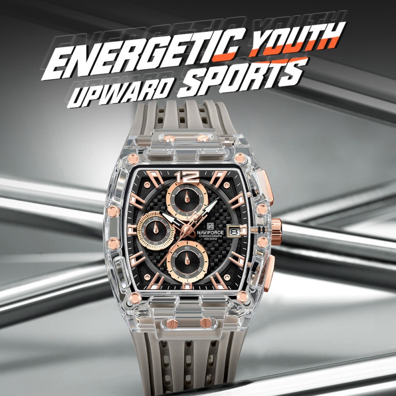 NAVIFORCE Heren Chronograaf Qu - Men'S Fashion Box recensie en prijs