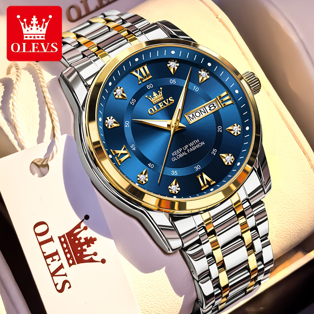 OLEVS merk mode herenhorloges  - Mens Fashion Watch recensie en prijs