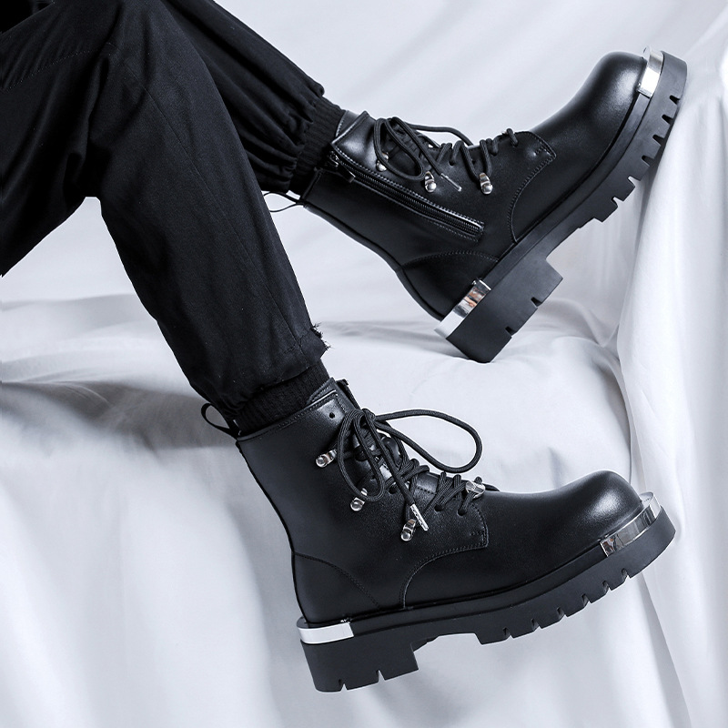 Heren motorlaarzen, modieuze z - Mens Fashion Combat Boots recensie en prijs