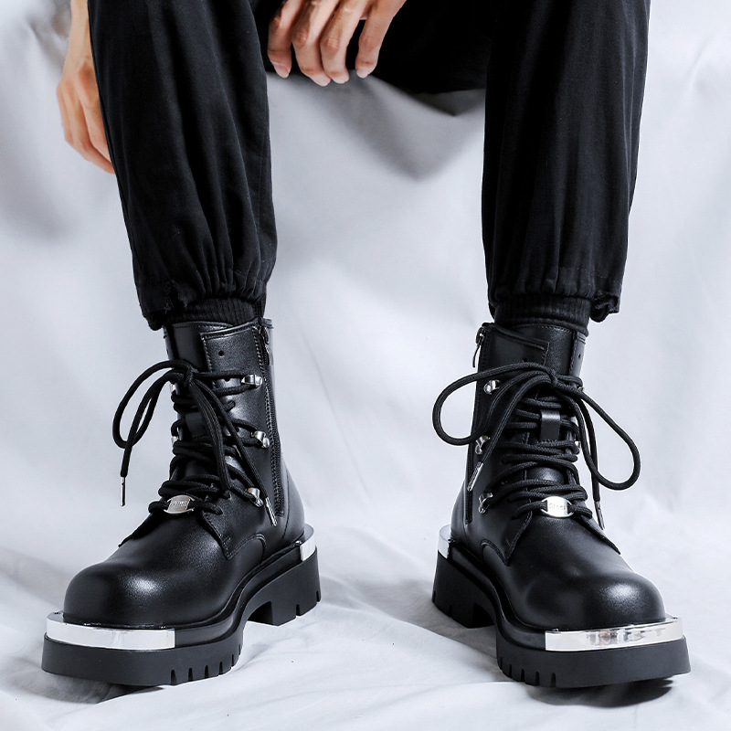 Heren motorlaarzen, modieuze z - Mens Fashion Combat Boots recensie en prijs