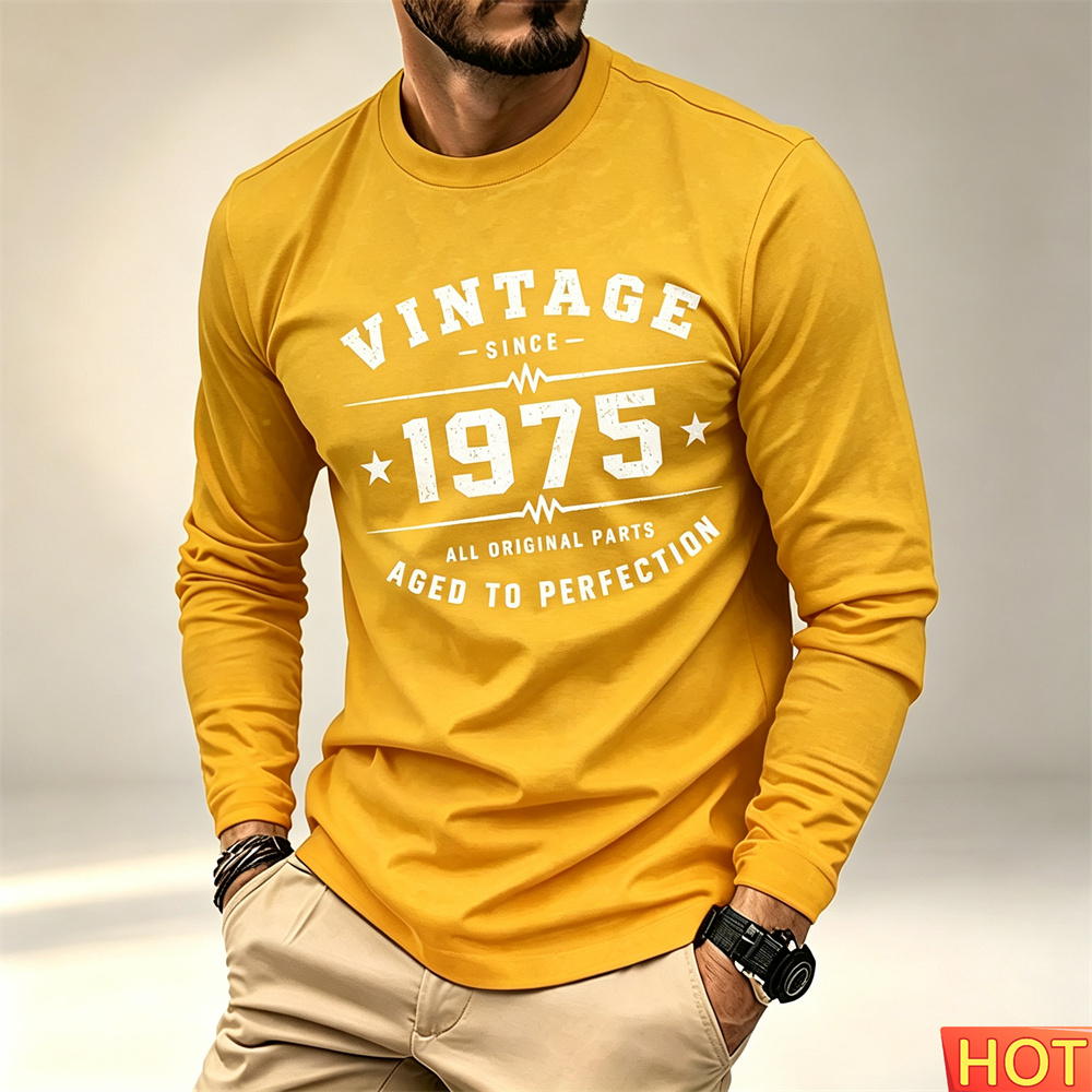 Nieuw herfst- en winter heren  - Men'S Fashion T Shirts recensie en prijs