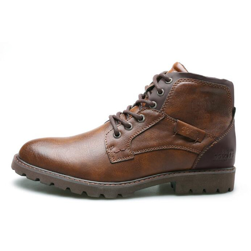 2026 Leren heren enkellaarzen  - Mens Fashion Combat Boots recensie en prijs