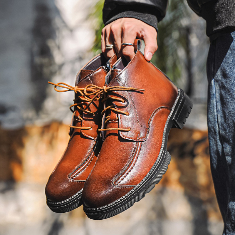Modeontwerper Herenschoenen Re - Mens Fashion Combat Boots recensie en prijs