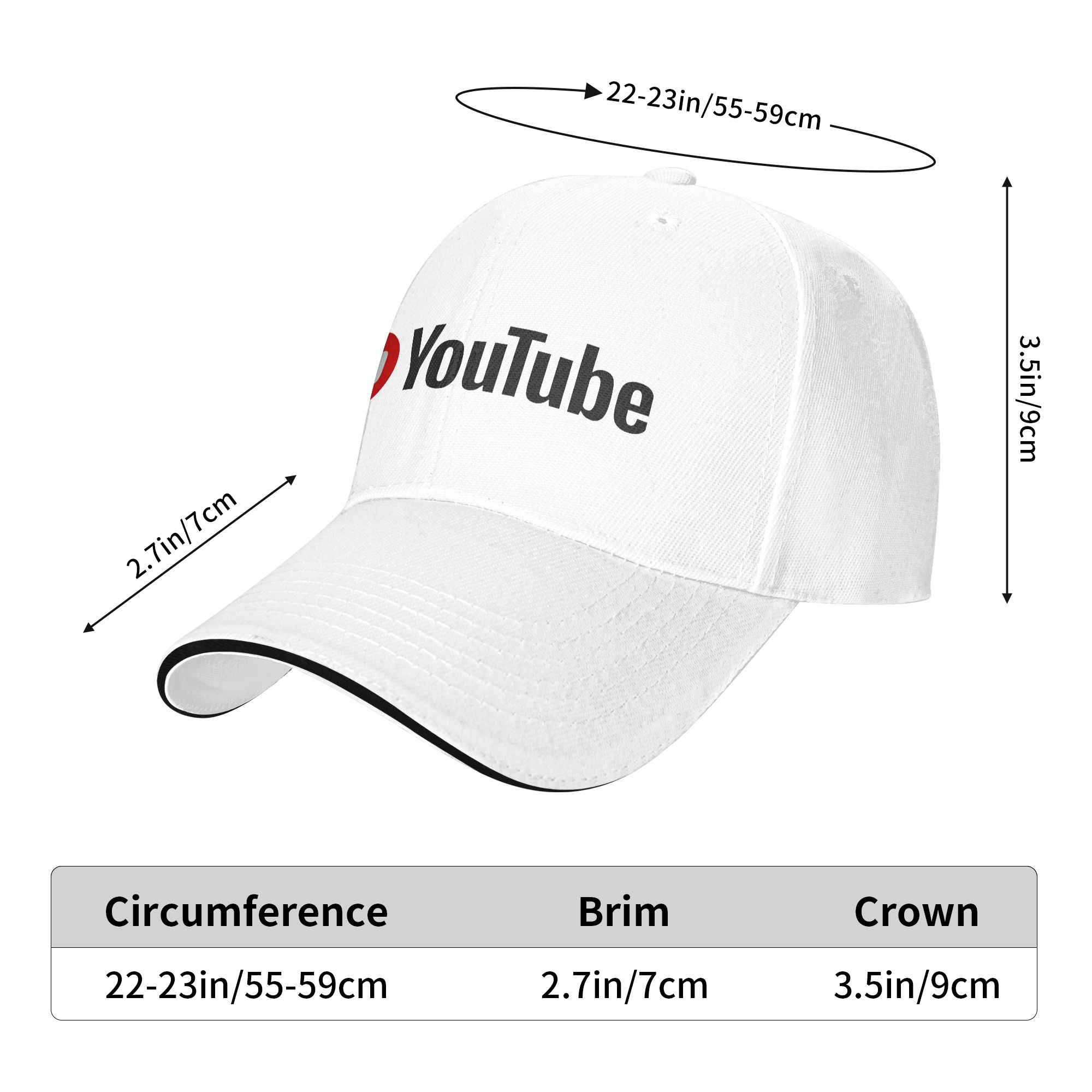 YouTube Sun Baseball Cap Zomer - Men Fashion Youtubers recensie en prijs
