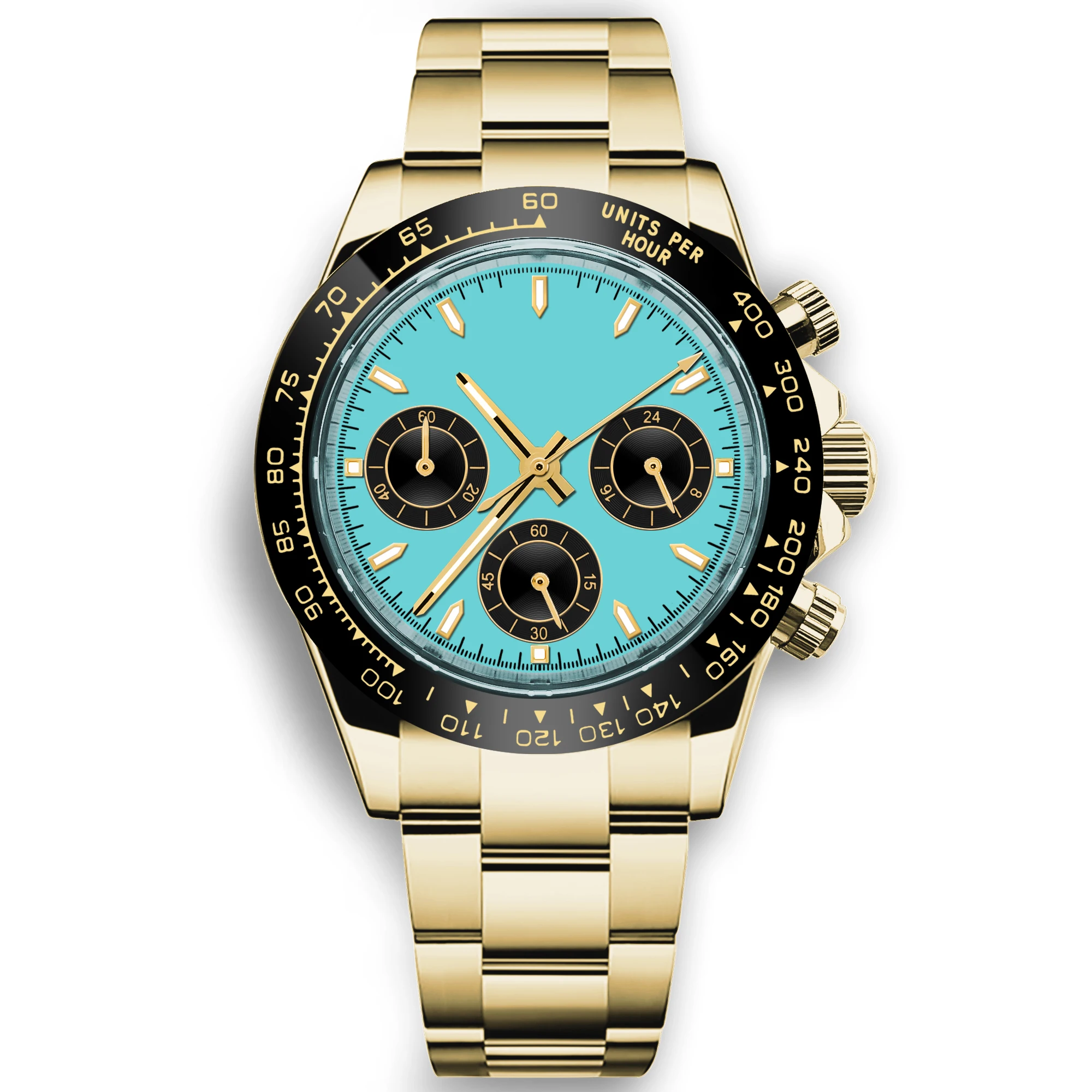 Aangepaste 39 mm horloge quart - Mens Fashion Bracelet recensie en prijs