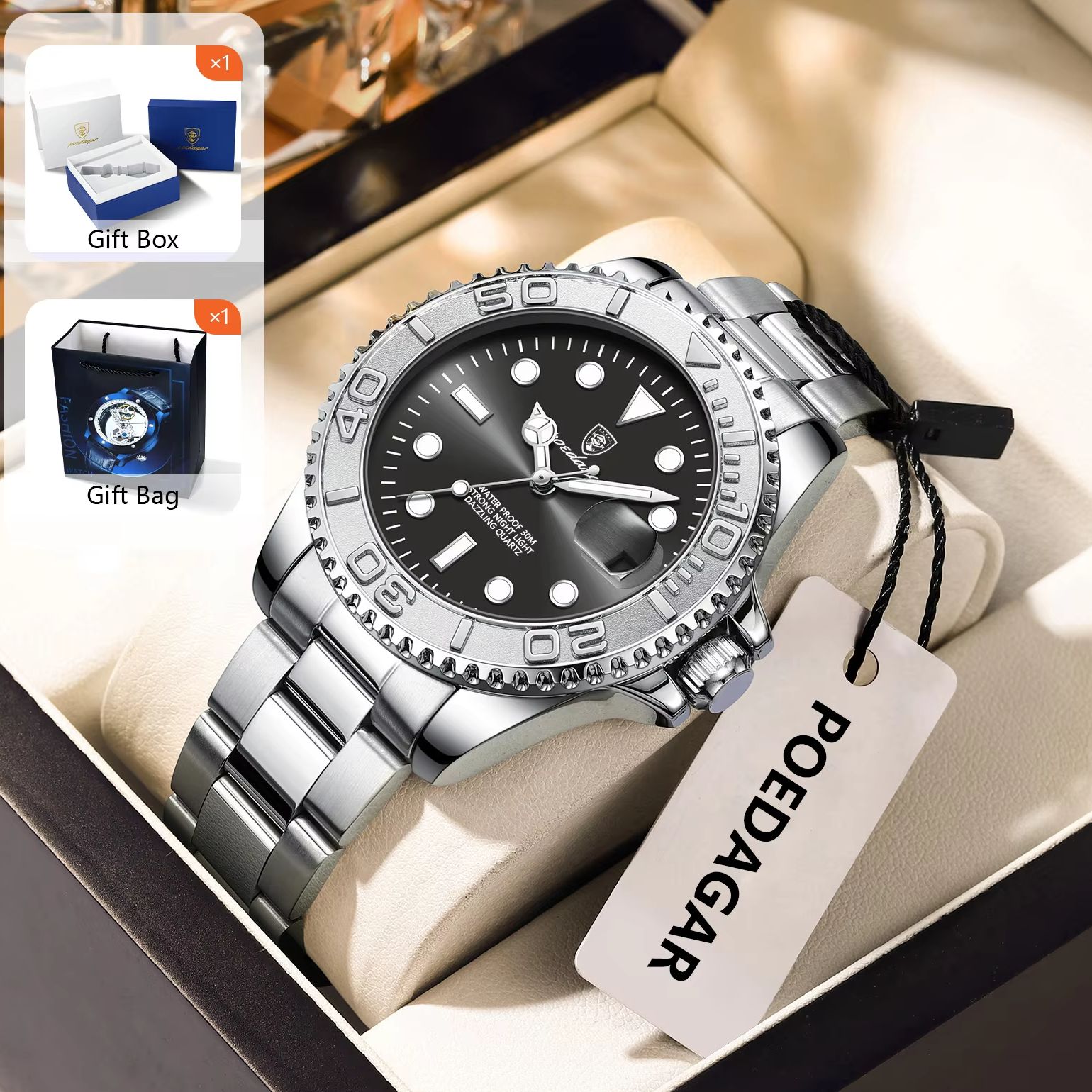 POEDAGAR Mode Herenhorloge Lic - Men'S Fashion Box recensie en prijs