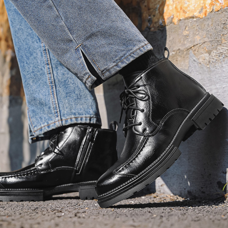 Luxe designer herenschoenen, r - Mens Fashion Combat Boots recensie en prijs