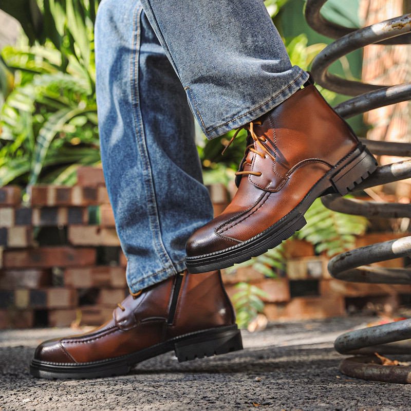Luxe designer herenschoenen, r - Mens Fashion Combat Boots recensie en prijs